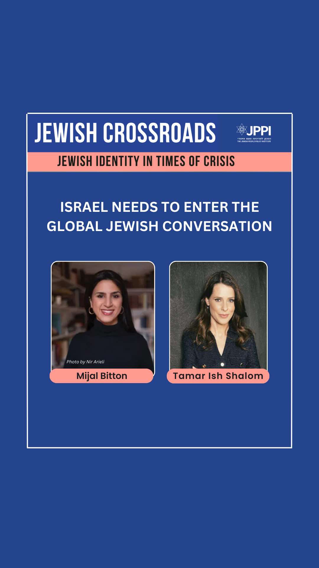 In this episode of Jewish Crossroads, Tamar speaks with Dr. Mijal Bitton — scholar, spiritual leader, and one of the clearest voices to cut through the fog of antisemitism after October 7.  As a Latina Sephardic Orthodox woman, as a scholar of American Jewish life, and as a leader rooted in both tradition and the city streets of contemporary America, she offers a lens unlike any other. Listen to the full episode here: https://linktr.ee/jewishcrossroads