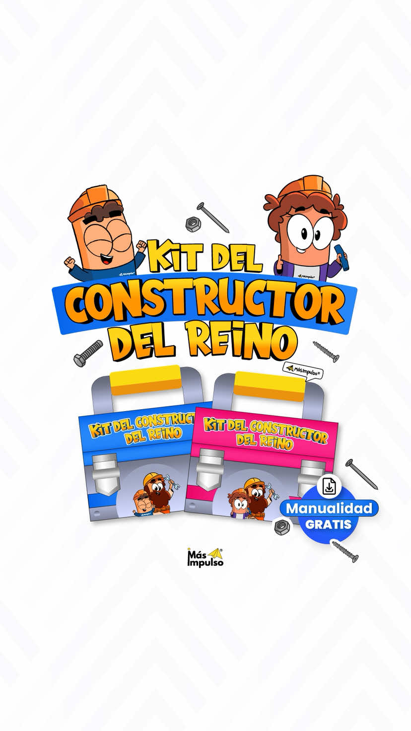 Enseñale a un pequeño a construir el reino de niño y cuando grande no te imaginarás lo que hará por él. Descarga gratis este material y hagamos equipo juntos para que más niños conozcan del valor tan inmenso de amar a Jesús y amar su obra. Descarga gratis el material y cuando lo armen, ¡¡no olviden etiquetarnos!! #kitdelconstructor #kitparaniños #kitniños #escueladominical #ministerioinfantil #recursos