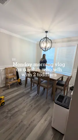Happy Monday!  #wfhmom #morning #morningvlog #morningroutine #toddlermom #toddlertok #momof2 