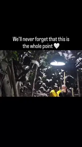 Protecting and conserving this incredible species 🤍 Dr. Isabella Mandl and Dr. David Wechuli watch as thousands of bats emerge from Fikirini cave, Shimoni, Kenya | 📹: Kathryn Slater
