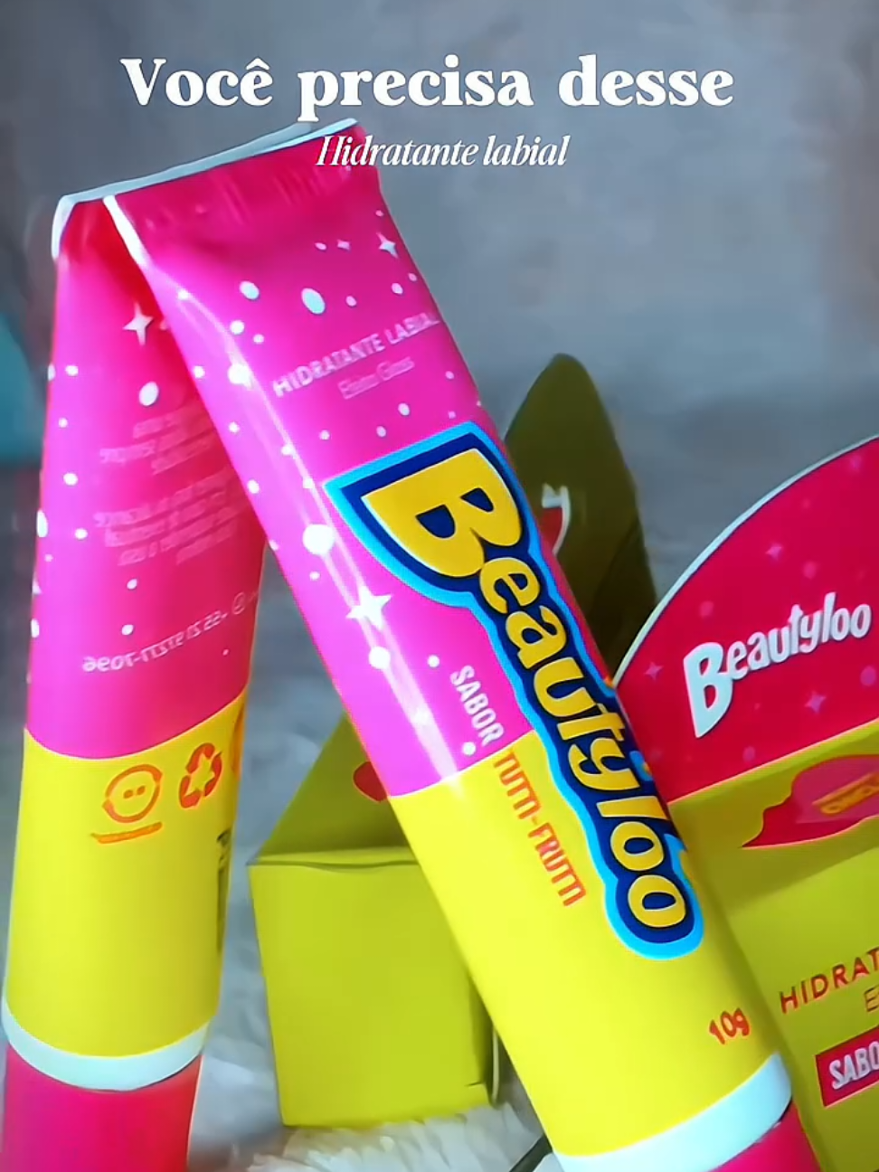 tem 3 sabores amigas 😍 link aqui em baixo #shopee #beautyloo #hidratantelabial 