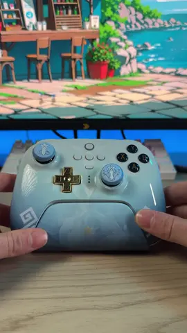 Tá querendo farmar com estilo? o Controle Sem Fio 8BitDo Ultimate, Hall Edition, Genshin Impact é uma pedida que entrega desempenho, conforto e estilo para você! Baixe o app, procure por 🔎 619977 e aproveite!