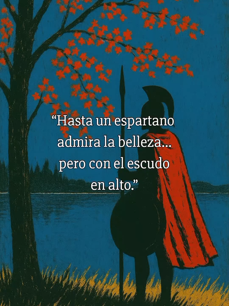 @Amante de la Filosofia  El guerrero espartano no deja de serlo, ni siquiera frente a la paz. Puede detenerse a mirar el paisaje, pero nunca baja la guardia. Porque incluso lo bello puede esconder peligro… y hasta la calma merece ser vigilada. ⚔️🌄🛡️ #FrasesÉpicas #Espartano #GuerreroInterior #PaisajeConArmadura #FilosofíaDeGuerra #FuerzaMental #ReflexiónCínica #TikTokFilosófico #InstagramReflexivo #LanzaYEscudo @TikTok  . cuenta de series @Nick Burkhardt 