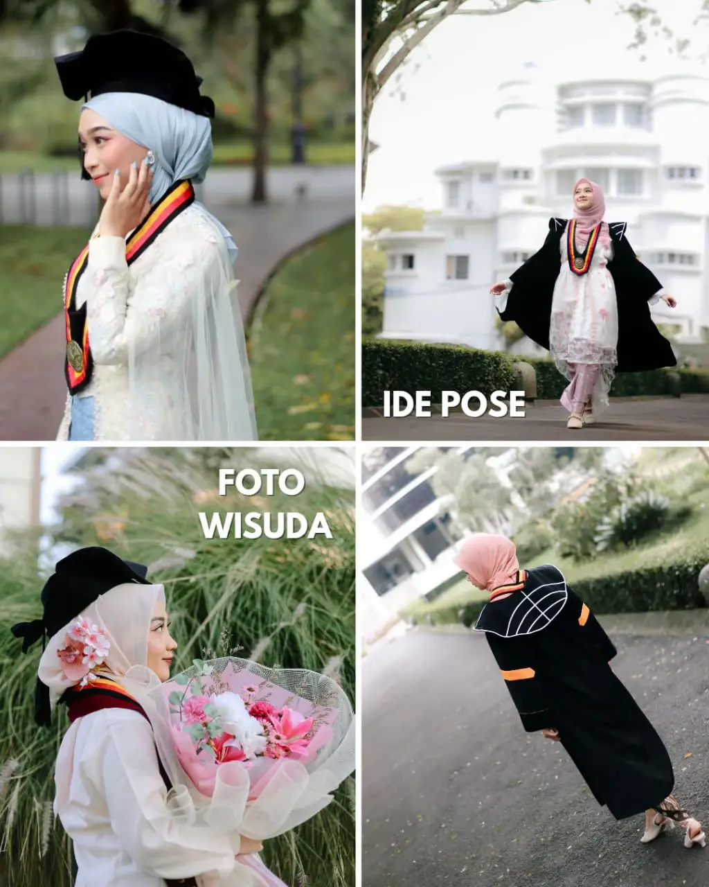Biar ga bingung bisa kalian jadiin moodboard biar ga kaku dan bingung pas hari H🥰 #ideposewisuda #posewisuda #idefotoaesthetic #fotowisuda #fotograferwisuda #fotowisudabandung 