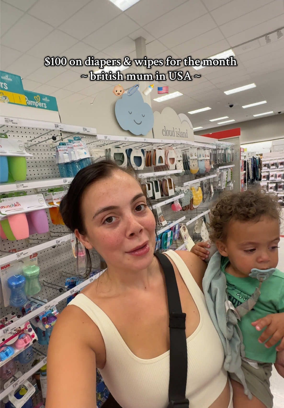 Thankfully we just have 1 toddler in diapers 😮‍💨 these will last us just over a month! The wipes last a bit longer #fyp #britinusa #britinamerica #britishinamerica #MomsofTikTok #momlife #momtok #motherhood #toddermom #toddlerlife #target 