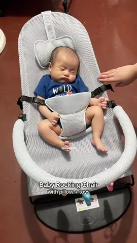 very useful ng rocking chair nato hindi ka pa mapapagod! #babymusthaves #momtok 