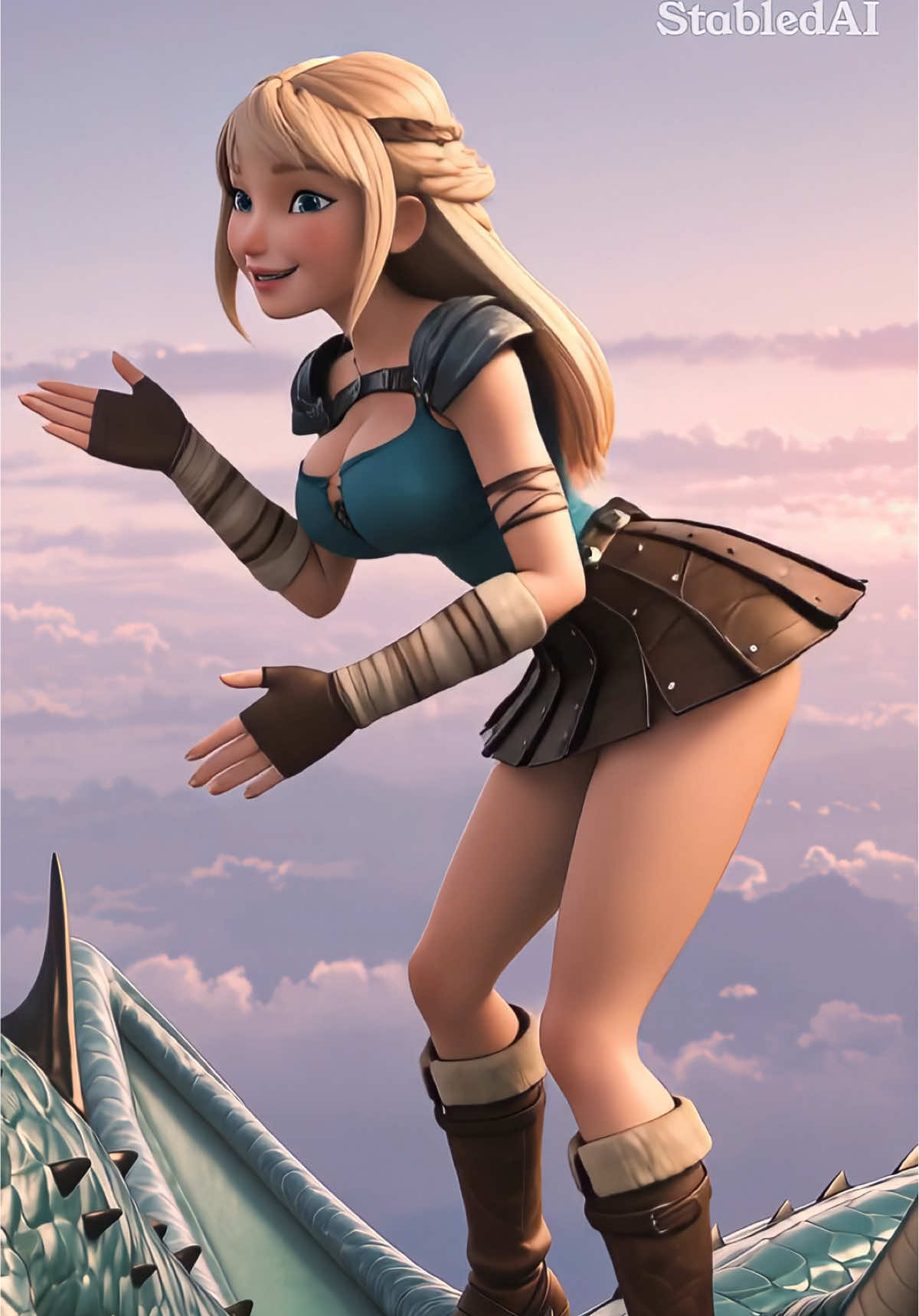 Astrid aura farming #astridhofferson #httyd #aurafarming #boatrace #fyp #dance #anime  