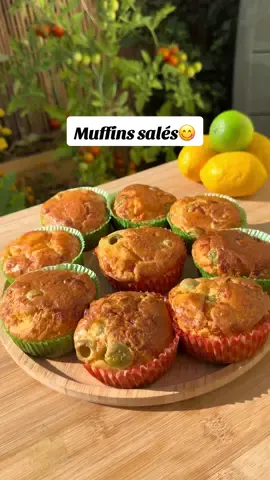Muffins salés jambon🤤##food##muffins##Recipe##recette##fyp