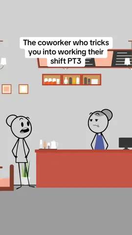 The coworker who tricks you into working their shift PT3-Audio credit:@sydney 🐙💛🍓 #animation #animationmeme #work #worklife #manager #managersbelike #usa🇺🇸 