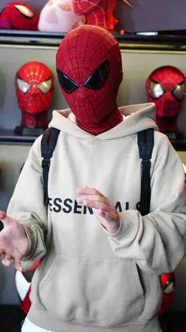 This tasm1 mask is so cool👀#spiderman #spidermanmask #marvel #fyp #theamazingspiderman #cosplay 
