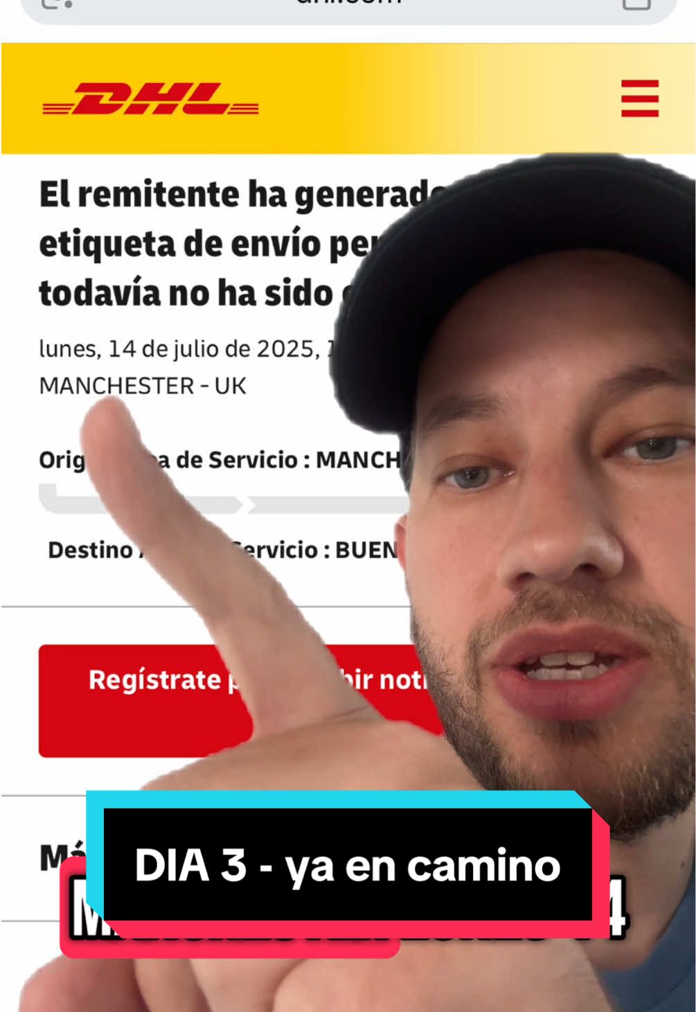 Día 3 haciendo el pedido más sencillo del mundo en Classic Football Shirts por DHL