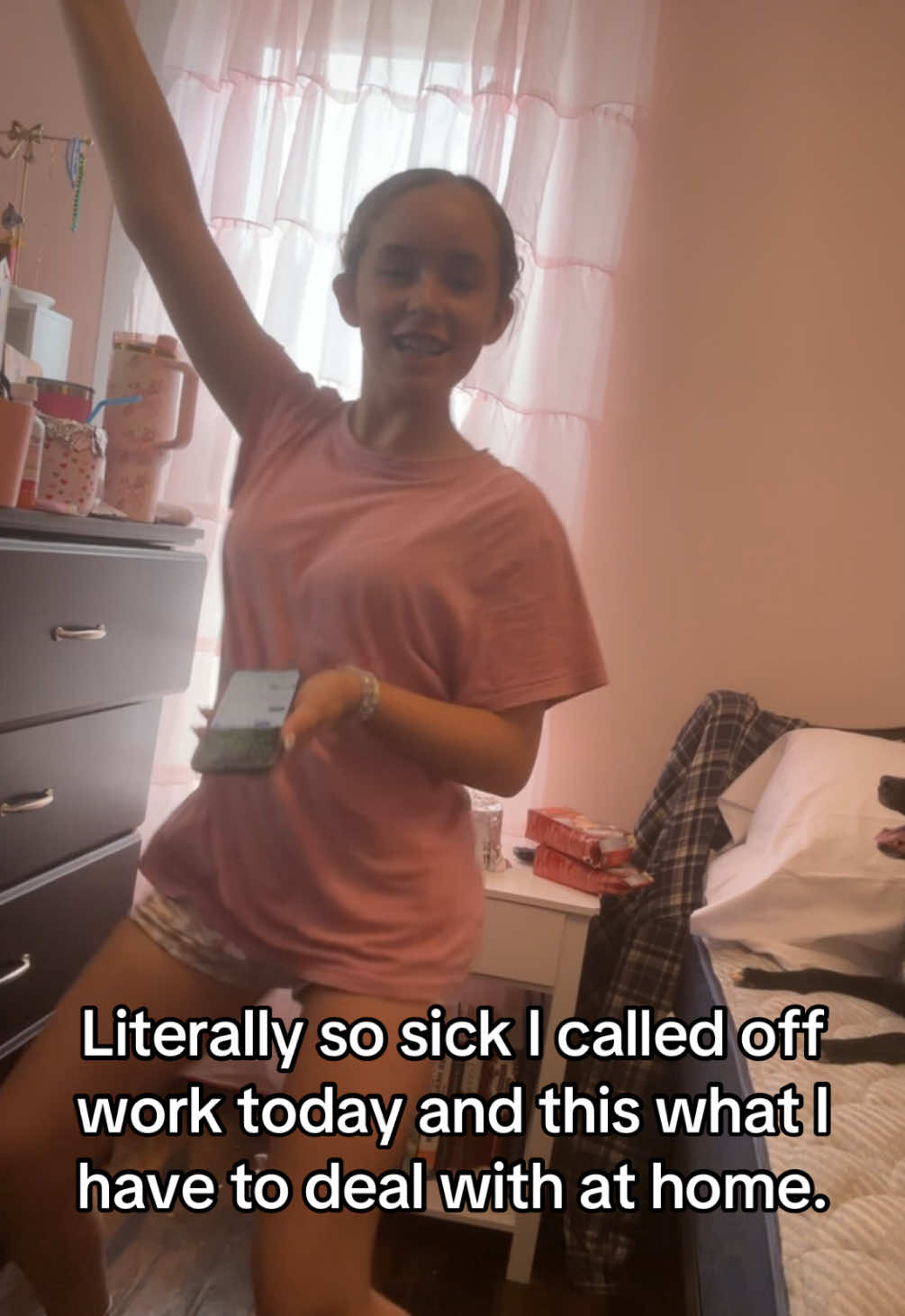 Do you think work would take me back if I said I changed my mind? 😭😭😭 #fyp #foryou #foryoupage #kidsoftiktok #sendhelp #viral #trending #annieandabby #sick 