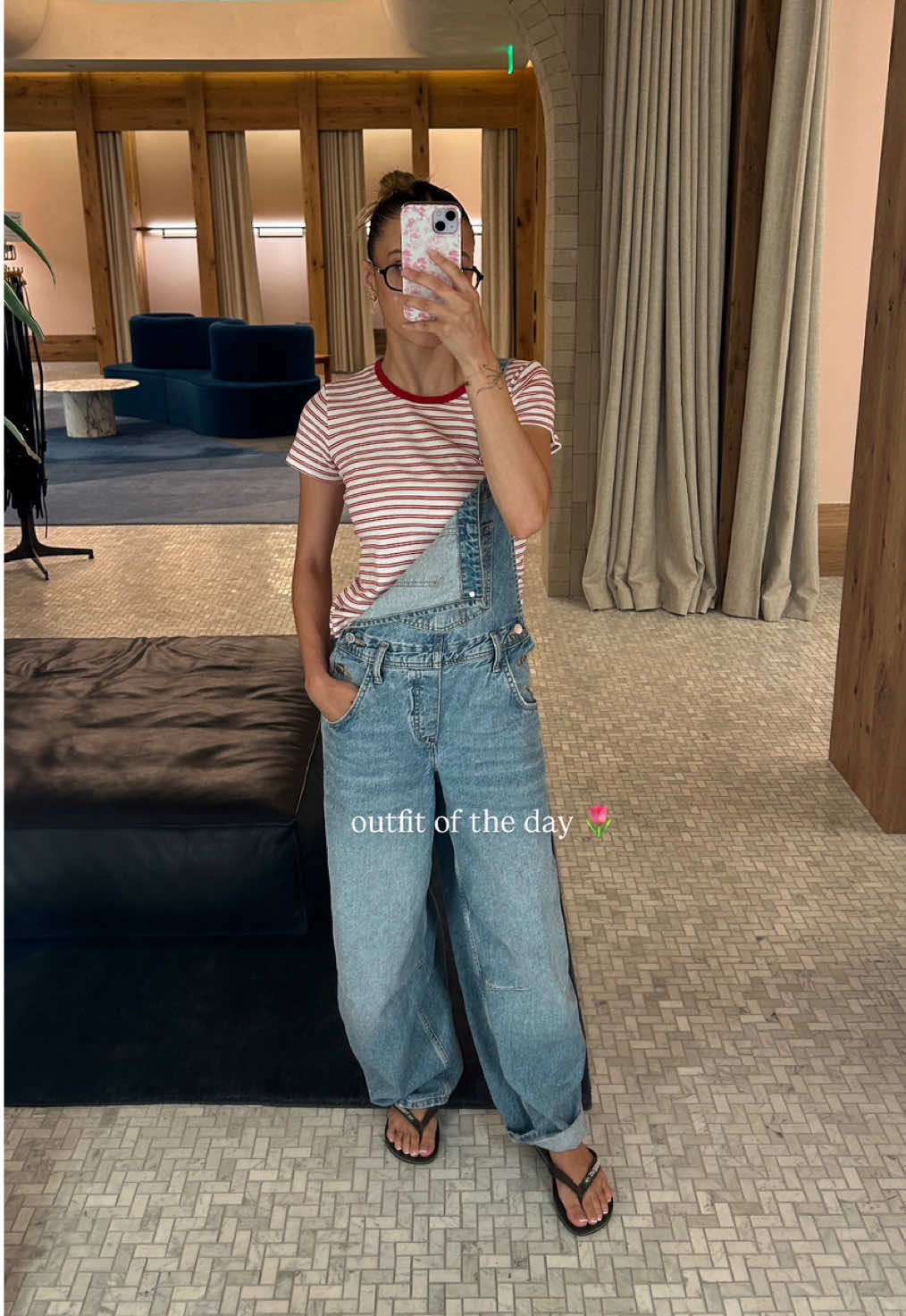 cute and comfy for today! 🩷 @Urban Outfitters @Brandy @Havaianas #OOTD #outfitinspo #outfitideas #overallsoutfits #urbanoutfitters #havaianas #summerfits 