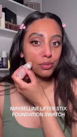 Okay @Maybelline NY I see you 👀  Using shade 55 💓  #makeup #foundation #maybelline #lifterstix #shadematch #brownskin #brownskinbeauty #BeautyReview #fyp  