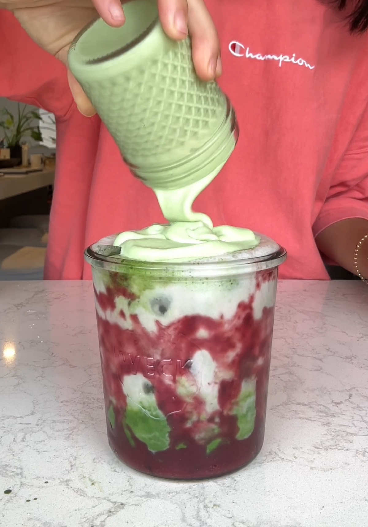 Disclaimer: the actions in this video are performed by professionals. Do not attempt. 🍵 #matcha 