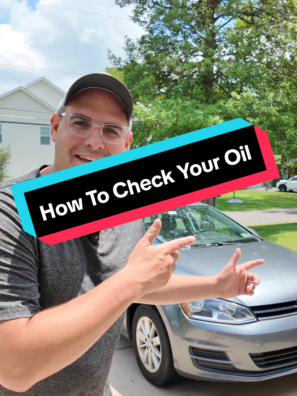Here’s how to check your oil the right way — so you don’t blow your engine: • Level Surface First: Park on a flat road, not your driveway. A sloped driveway gives false readings. • Pop the Hood Correctly: Most cars have a lever inside, and a latch under the hood. You need to do both. • Find the Dipstick: Look for a yellow handle or the oil icon. Some European cars don’t have one — check your dash or Google your model. • Wipe First, Then Measure: Pull out the dipstick and wipe it before checking. Reinsert, wait a second, then pull and check without turning it upside down. • Understand the Markings: Some dipsticks use textured areas, some use holes or lines — you’re aiming for somewhere in between the marks. • If You’re Low: Use a funnel to add oil through the oil cap, not the dipstick hole. If no funnel, go slow and careful. How often should you check your oil? Can you top off oil without a full change? What happens if you overfill your engine? #checkyouroil #cartips #dadtips #mechanic101 #carmaintenance 