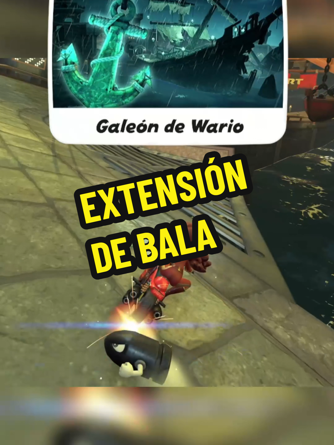 EXTENSIÓN de BALA en GALEÓN DE WARIO 🏴‍☠️ #mariokart #gamingentiktok #nintendo #gaming #mariokartworld #fyp #nintendoswitch2 #parati 
