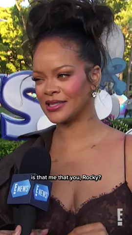 Musical talents run in Rihanna and A$AP Rocky’s family. 🥹 #Smurfs