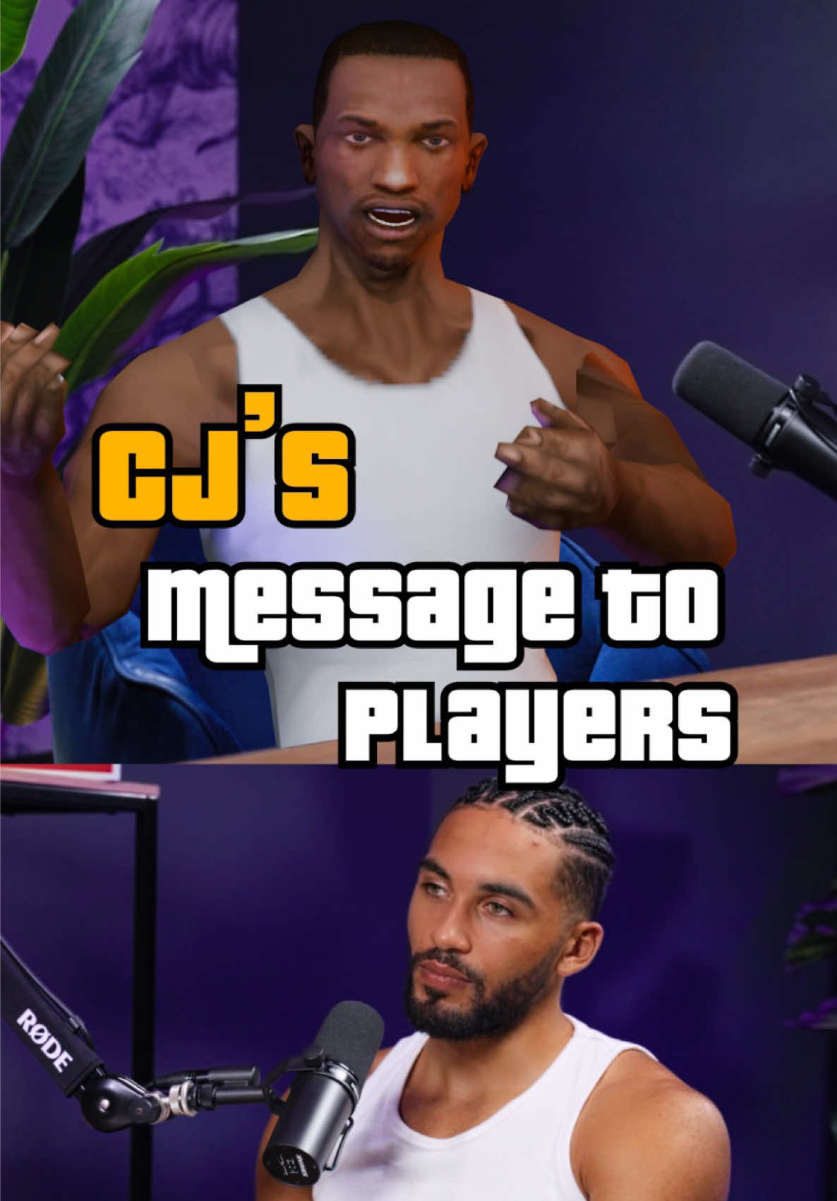 I Asked CJ from GTA to Speak to Every Player #gta #gta5 #cj #podcast #sanandreas #npc #ai 