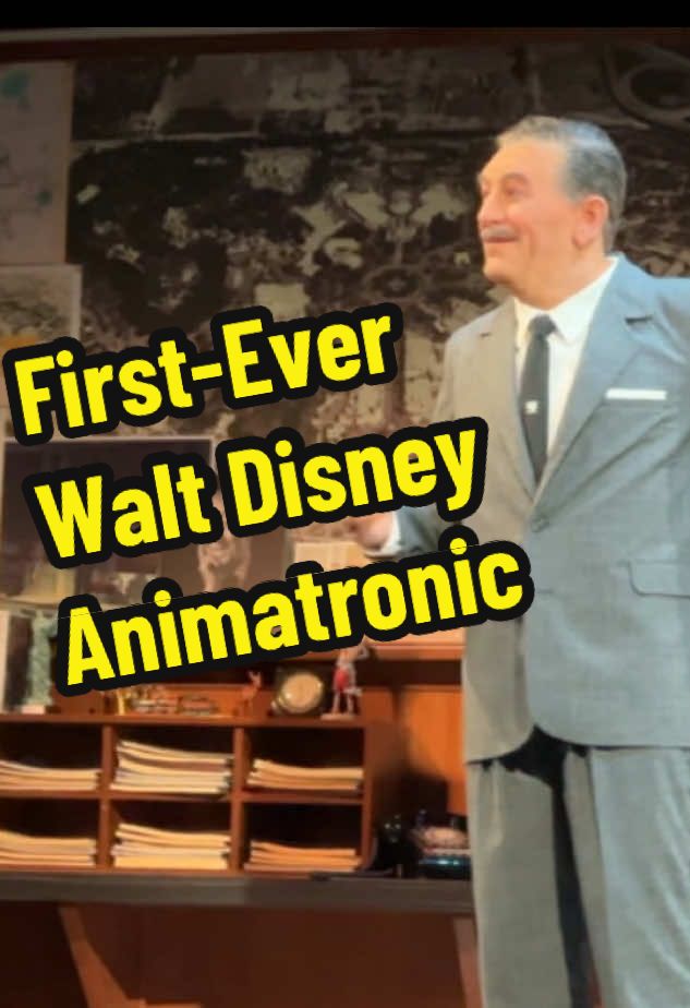 The first-ever Walt Disney animatronic in action. Disneyland visitors can see the Walt Disney Audio-Animatronics figure as part of “Walt Disney – A Magical Life,” a new presentation opening this Thursday, 📅, on Main Street, U.S.A. Details at AttractionsMagazine.com. #disneyland70
