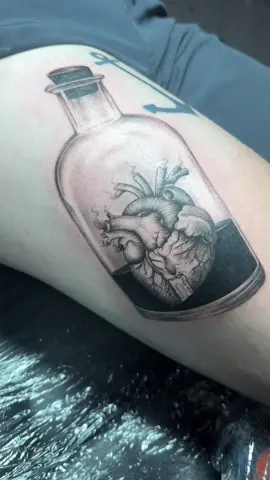 Message me on ig to book💌 #fayettevilletattoo #fayettevillenc #nctattoo #femaletattooartist #nc #fayetteville #gothtattoo #portraitartist #hearttattoo 