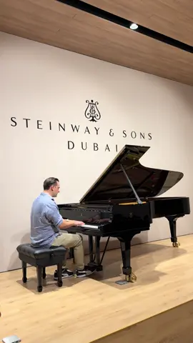 I had the pleasure to play my song 'Pieces' on this beautiful Model D grand piano in the Steinway & Sons store in Dubai 🎹🎶 What a wonderful sounding piano. #danilostankovicmusic #piano #steinway #steinwayandsons #steiwaydubai #dubai #uae #houseofpianouae