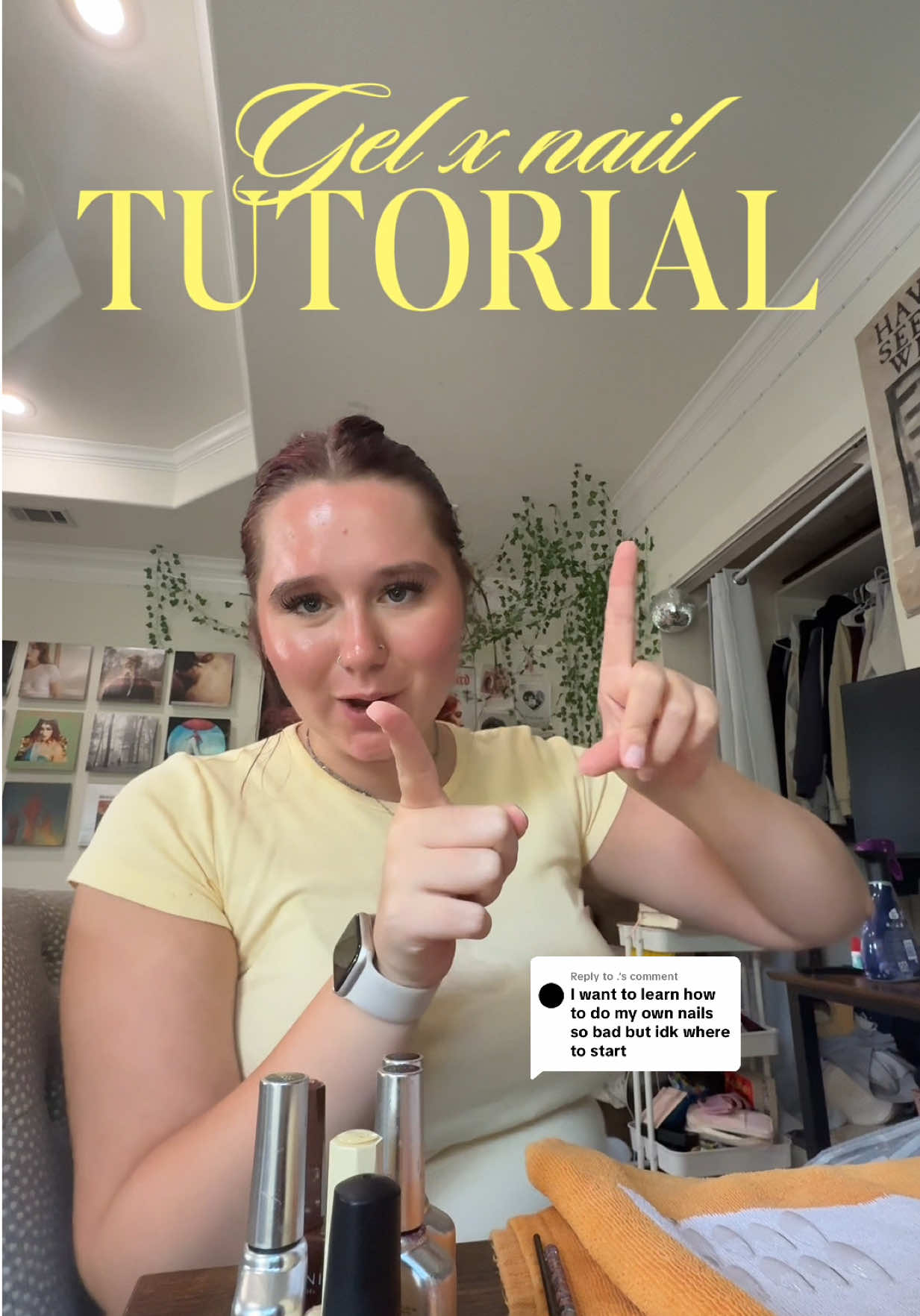 Replying to @. I HOPE THIS HELPS!! #fyp #fangirl #relatable #girlhood #nails #gelx #gelxnails #gelxtutorial #nailtutorial 