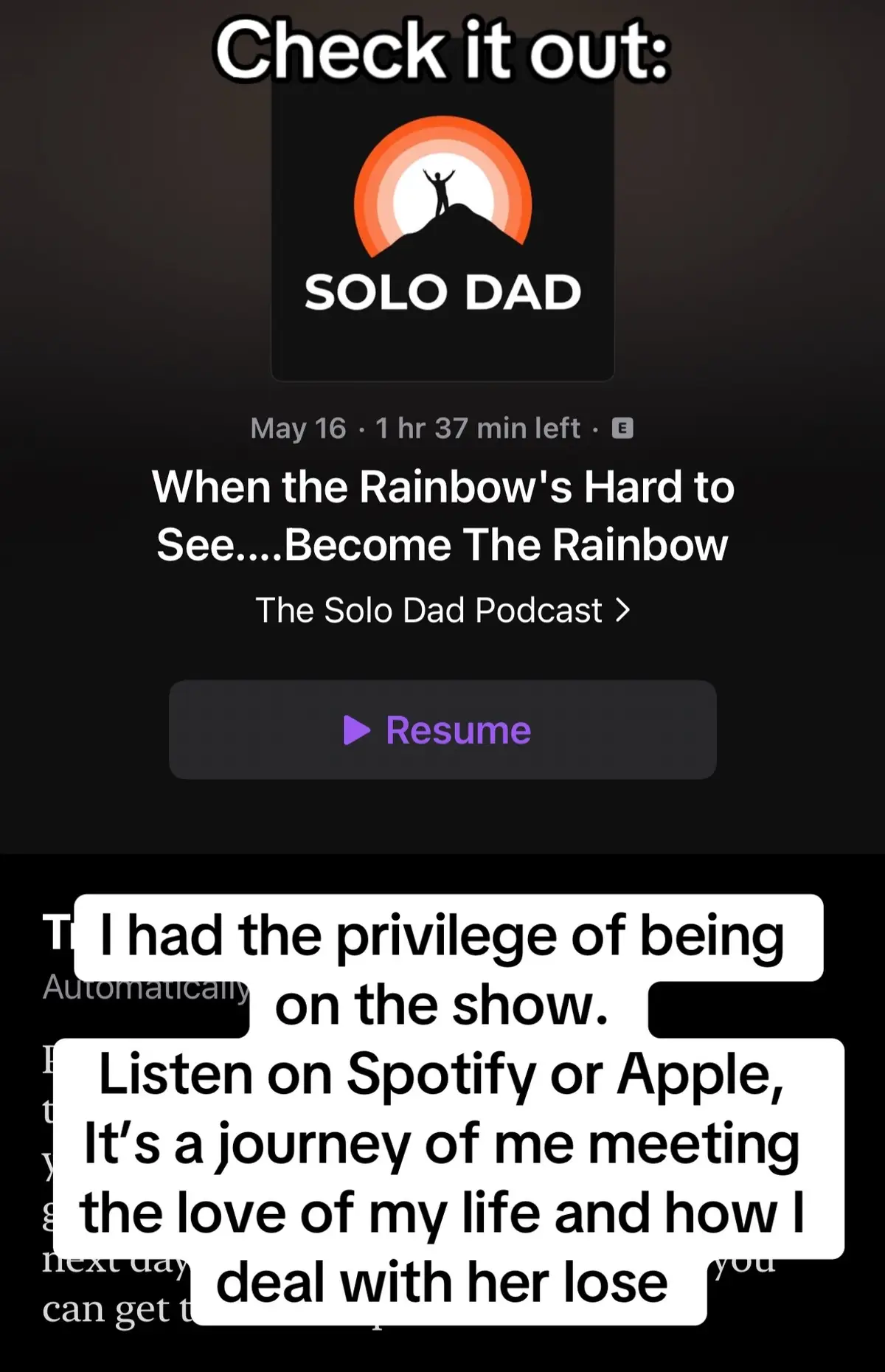 @Mathew Bradley #solodad #griefjourney 