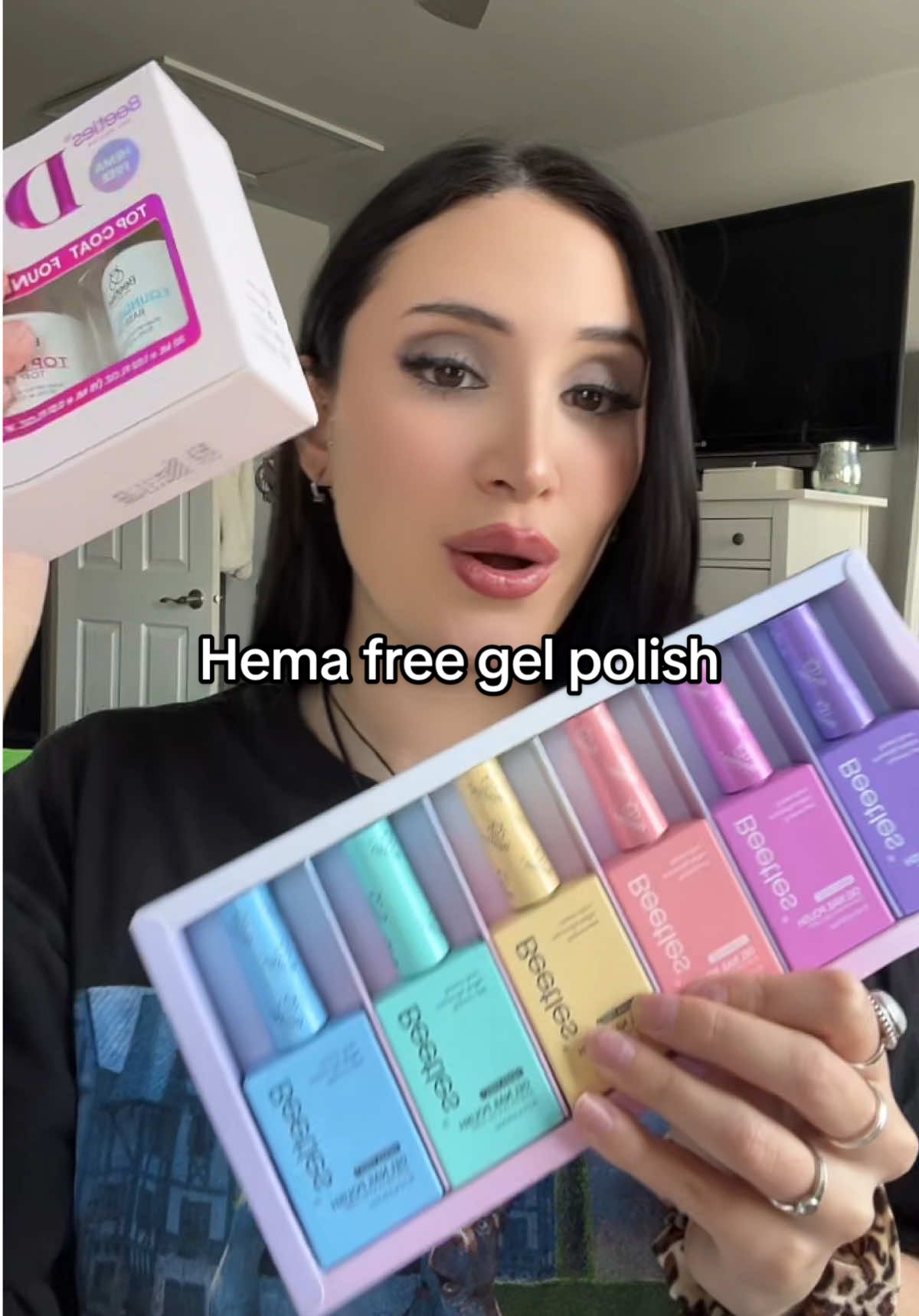For my sensitive skin girlies 🩷✨ there’s something for everyone #hemafreegelpolish #diynails #nailsathome #cheapnails #affordablenails #nails 