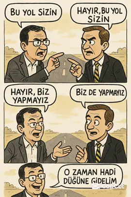 Yollar toz içinde kalsın siz böyle tartışmaya devam edin 