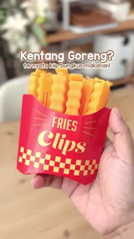 Food clips! Gemes banget bentuknya. 🍟 #ceritaibubahagia #foodclips #penjepitmakanan #penjepitsnack #klippenjepit 