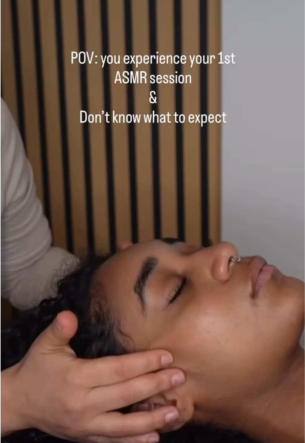 POV: It’s your first ASMR session… and you have no idea what to expect 😳👂 Meet Alicia, @Mad Head Spa newest team member — she loves ASMR but has never been part of a session before… until today. We just wrapped filming her very first ASMR video, and let’s just say her reactions are priceless. If you’ve ever wondered what it’s like to try ASMR for the first time — this is your sign to dive in.  🎧 Headphones recommended. Tingling almost guaranteed. #ASM#ASMRr#FirstTimeASMRM#ASMRReactionsngles #asmrsounds #asmrvideo #asmrtiktoks #asmr_tingles 