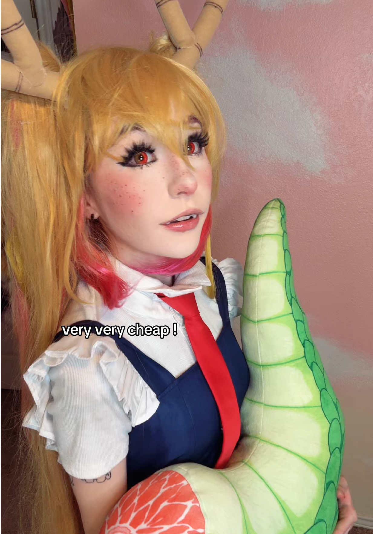 this is one of my first cosplays but I think it’s time to replace parts of it after this bc the wig can only be held tg by hot glue and determination for so many years #dragonmaid 