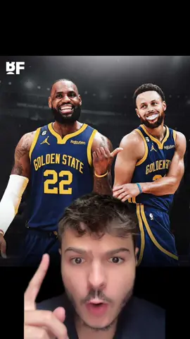 LeBron James TRADED to the Warriors 😳🤯 #NBA #nbabasketball #lebron #lebronjames 