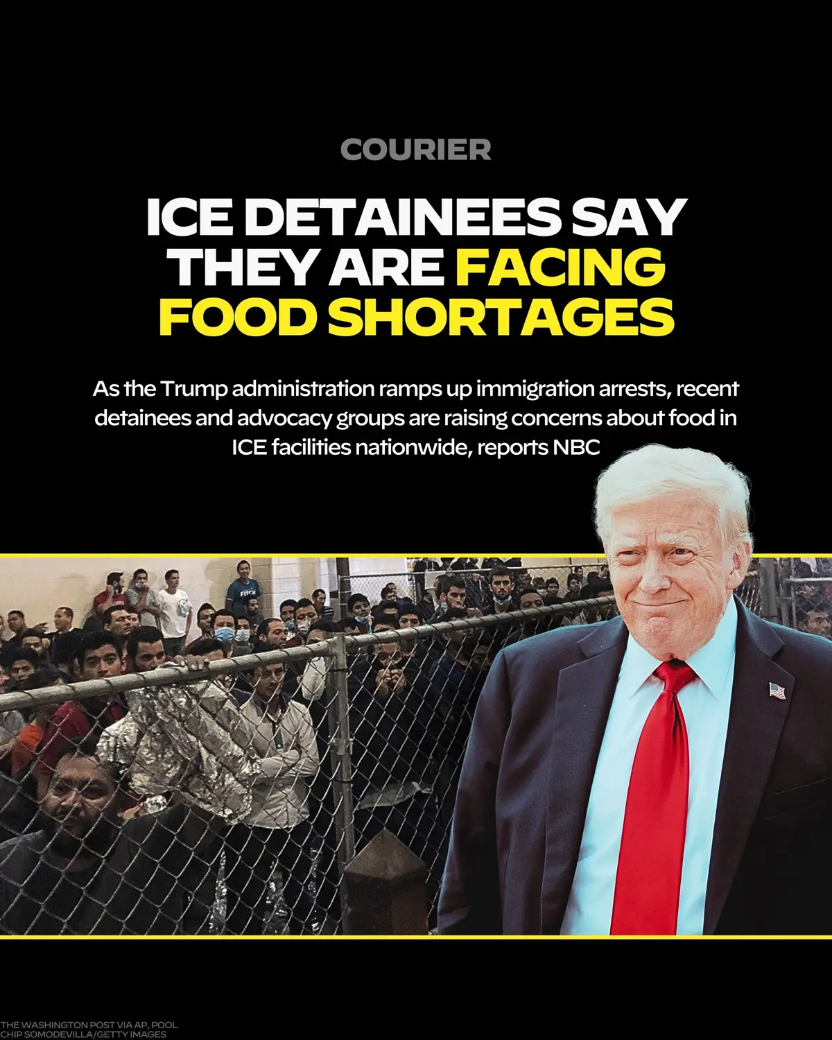 ICE detainees are speaking out about their food portions.