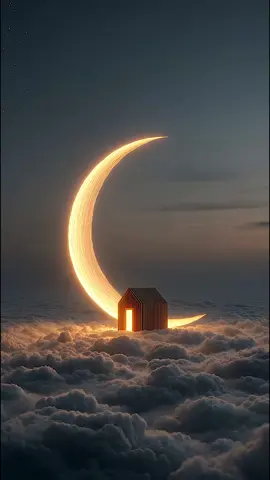 Let the moon cradle you to sleep. You are safe here. All is well. 🌙 Goodnight, dreamer. What was the best part of your day? #fyp #goodnight #sleep #moon #cozy #safeplace #ethereal #aesthetic #dream #animation
