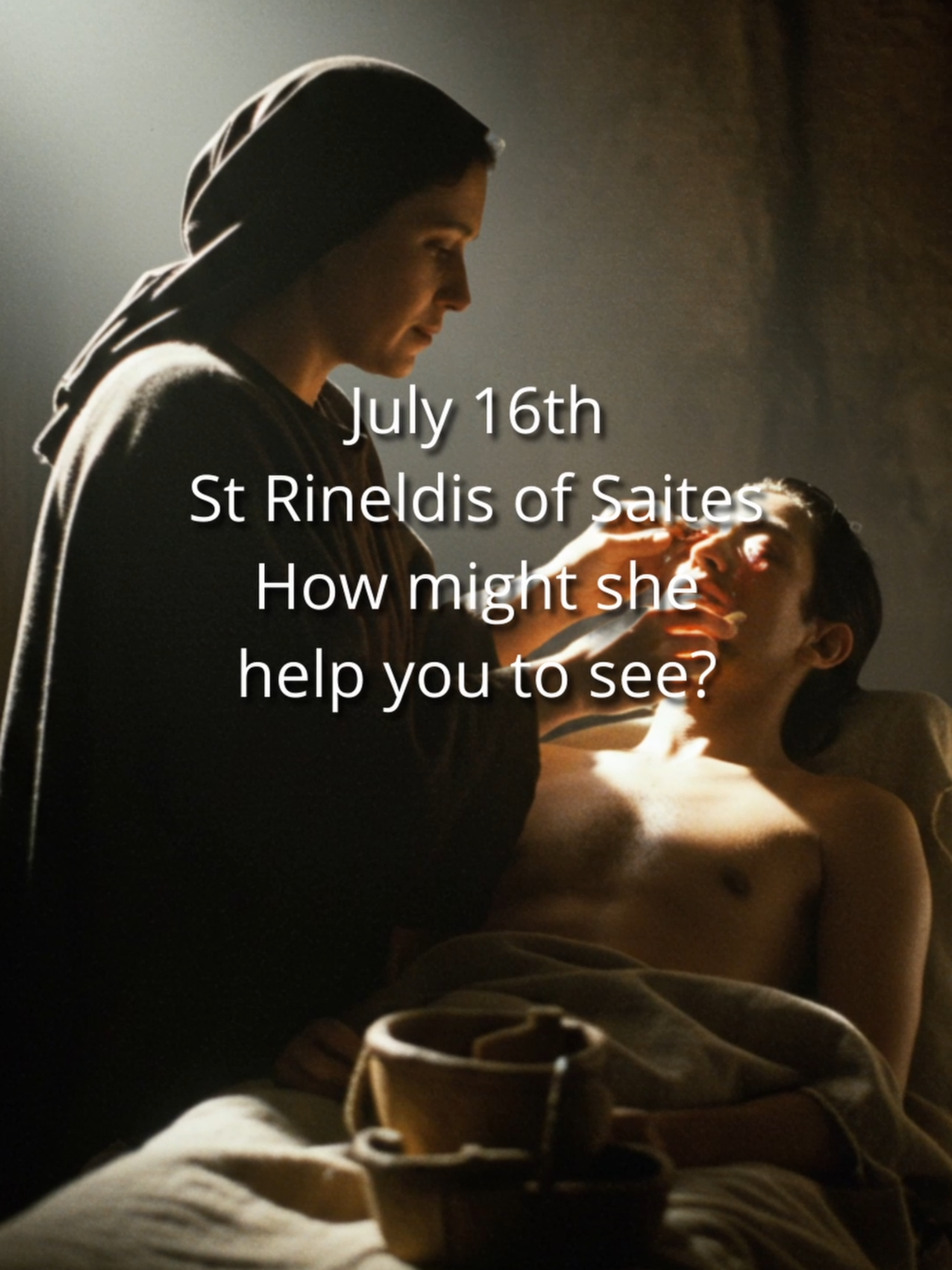 St Reineldis: Martyr of Mercy. July 16th Reineldis was a 7th-century noblewoman who became a Christian healer and was martyred for her faith and compassion. ———  More about St Reineldis of Saintes:  Born to a noble family in what is now Belgium, Reineldis (also spelled Raineldis or Reineld) chose a life of charity and devotion instead of privilege. Inspired by pilgrimage and prayer, she worked as a healer and caregiver to the poor and sick in the region of Saintes. Her mission ended in martyrdom when she and her companions were brutally killed during a raid by pagan invaders.  She became especially venerated in Belgium and Northern France, where stories of her selflessness and miraculous care spread. Her relics are housed in Saintes, and she remains a powerful local saint associated with healing, courage, and standing firm in one’s faith amid violence and fear. ———  🕊️ Let the courage of St Reineldis inspire us to serve with love, even when it puts us at risk.  ———  This channel uses AI-generated images enhanced and composited by real human graphics and visual effects artists. The images are based on considerable historical and art history research to illustrate the lives of saints and early Christian stories as faithfully as possible. All content is created with human authorship and care. Subscribe to @asaintaday for daily inspiration rooted in ancient stories.  ———  #StReineldis #Christianmartyr #healingandsacrifice #northernsaints #Belgiumsaints #asaintaday #faithandcourage #dailyinspiration