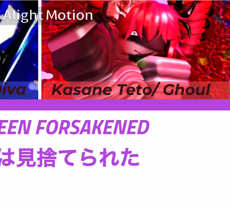 I don’t know if the Japanese lyrics are 100% correct cause I used google translate so yeah #vocaloid #miku #teto #tetokasane #mikuhatsune #hatsune #kasane #kasaneteto #hatsunemikuvocaloid #projectdiva #projectdivafuturetone #forsaken #projectdivadeepblue #forsakenroblox #forsakenxprojectdiva #ghoultwotime #diva1x #1x #1x1x1x1 #1x4 #1x4forsaken #twotime #twotimesforsaken  #twotimeforsaken #fypシ 
