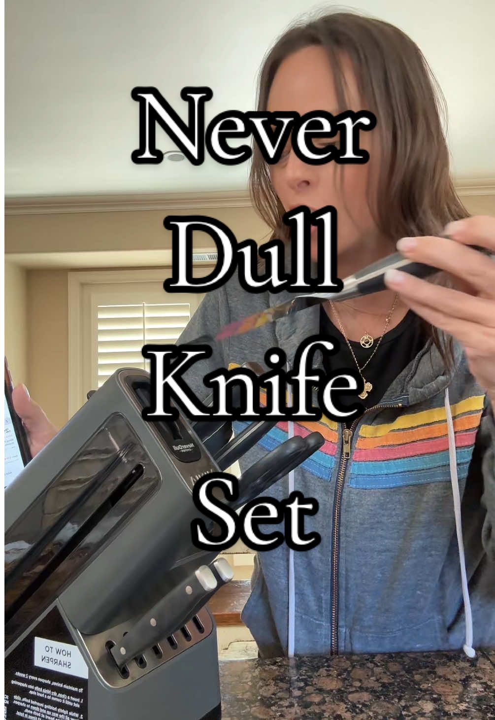 Never Dull Knife Set!  #ninja #knifeset #knives #cookingknife #kitchengadgets