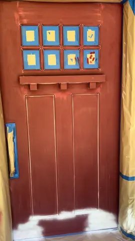 #❤️#door#red#painting#painters#construccion#usa#latinos#doormakeover#belinda#rosa 