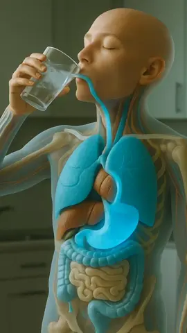 Science in action. What happens while drinking Cold Water inside of the human body? #humanbody #anatomy #3danimation #sciencetok #aiart #digestivesystem #medicalanimation #healthfacts #foryou #fyp #healthawareness #medical 