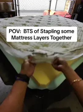 POV: How it’s Made: Part of Mattress Making Process  Callejas Custom Mattress  #fyp#foryou#parati#pov#mattress#orangecounty#SmallBusiness 