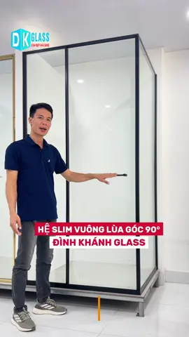 Mẫu Slim Vuông cao cấp mở lùa góc 90° thông minh tại Showroom Đình Khánh Glass: Số 41 ngõ 147 tuyến 5 Thôn Vĩnh Thanh, Hà Nội. Cách chân cầu Nhật Tân 500m  #ĐÌNHKHÁNHGLASS #thietkenoithat #cabintam #vachtamkinh #vachkinh #vachtam #vachkinhtam #váchtắmkính #váchkínhtắm #ĐìnhKhánhGlass