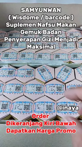 SAMYUNWAN ( Wisdome / Barcode ), Suplemen Nafsu Makan, Gemuk Badan, Penyerapan Gizi Menjadi Maksimal #samyunwan #obatgemuk #obatnafsumakan 