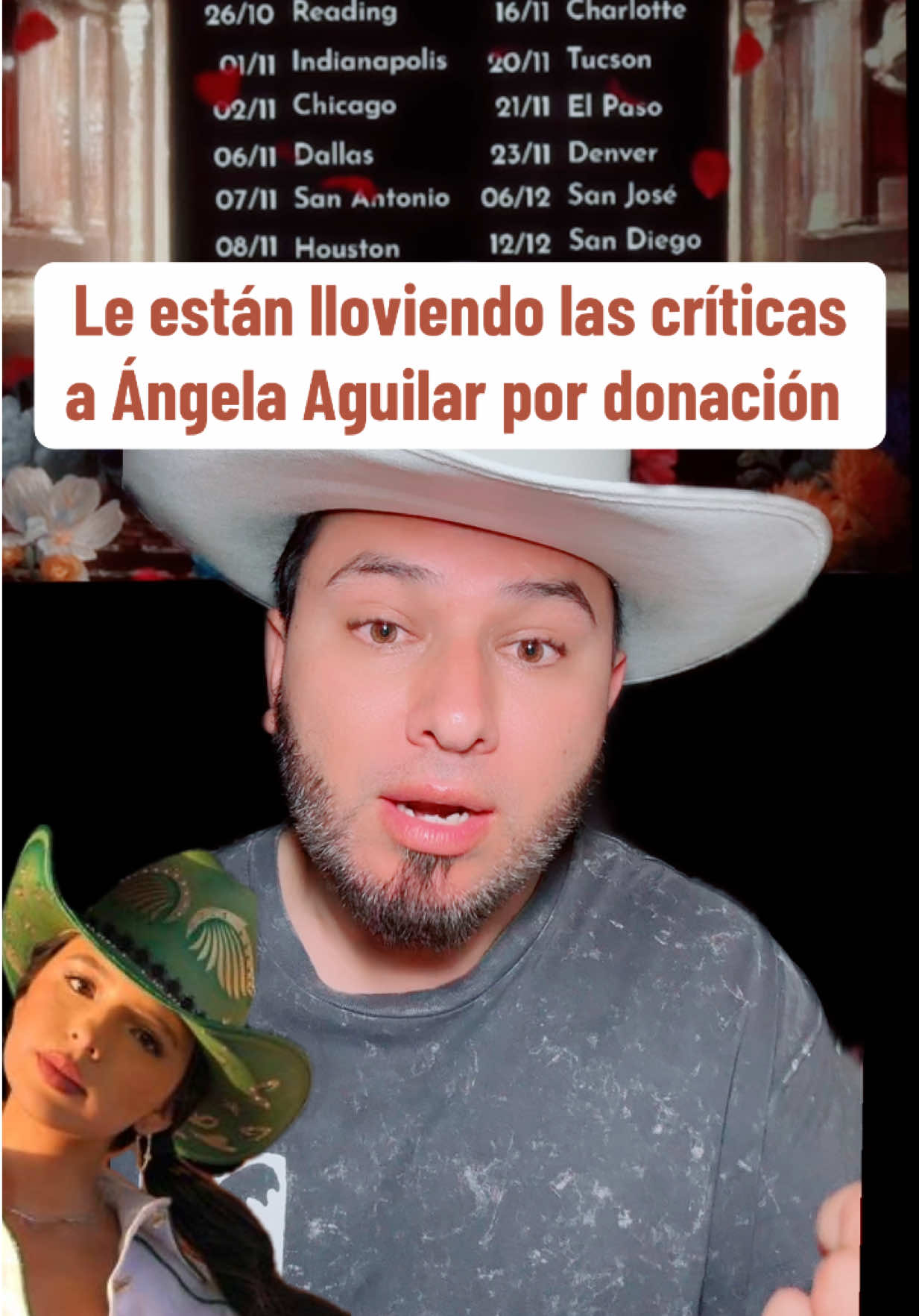 angela aguilar diciendo que donara un dólar por cada entrada #angelaaguilar #fyp #parati #usa #immigrant 