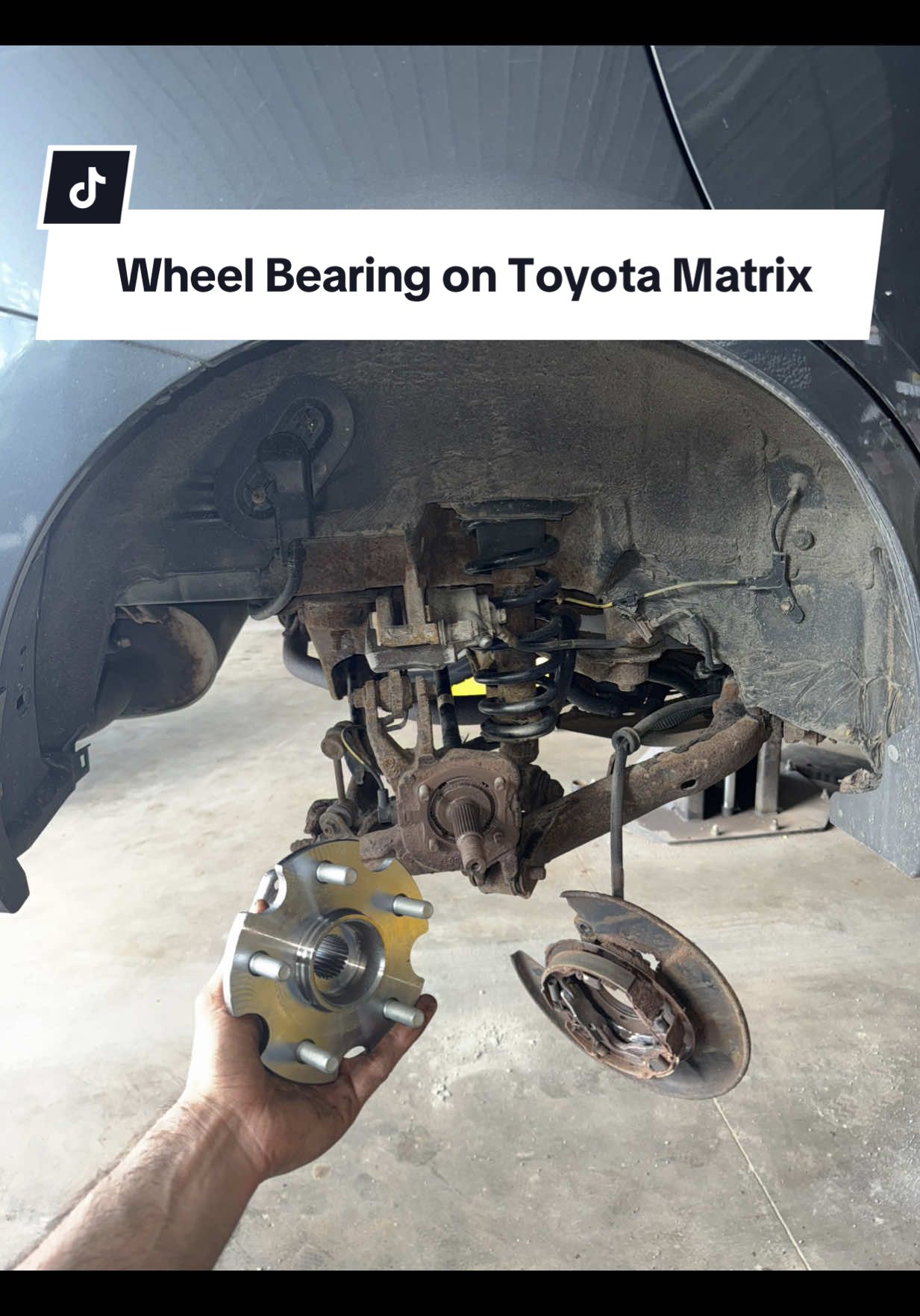 Please go buy some merch. Kooks long tube headers are expensive 😭 #automotive #rokform #automotivetechnician #mechanic #mechanicsoftiktok #tiktokautocampaign #carrepair #wheelbearing #toyota #matrix 