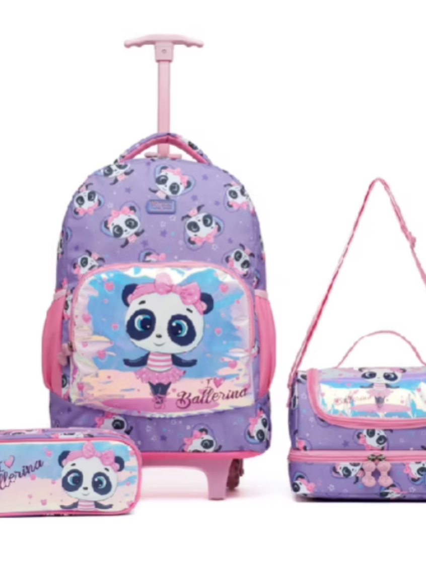 Sua filha vai amar na volta para escola com mochila nova e linda 😻 Kit Mochila Rodinhas Lancheira Estojo Reforçada Yupe por R$199,99. Compre na Shopee agora! https://br.shp.ee/4g1e69q?smtt=0.0.9 #kitmochilarodinha #estojo #lancheira #mochilayupe 