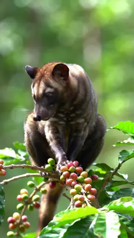 Musang luak adalah salah satu jenis mamalia liar yang kerap ditemui di sekitar permukiman dan bahkan perkotaan. Hewan ini amat pandai memanjat dan bersifat arboreal, lebih kerap berkeliaran di atas pepohonan, meskipun tidak segan pula untuk turun ke tanah. Musang juga bersifat nokturnal, aktif di malam hari untuk mencari makanan dan aktivitas lainnya. #luwak #animals #videoai #foryou #fyp 