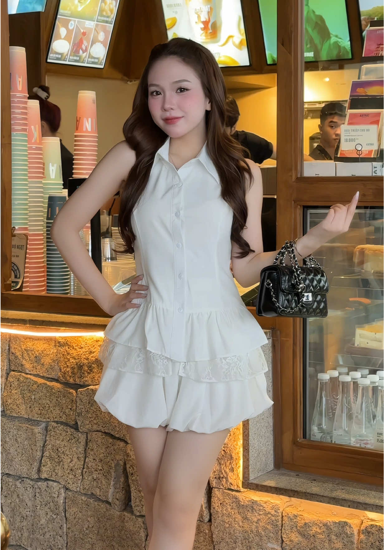 Outfit dạo phố #xuhuong #summervibes #phoidoxinh #outfit #setxinh #thơ #trending #beachvibes #viral #domuahe #chualanh 