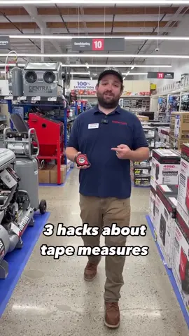 Did you know today is National Tape Measure Day? Here’s 3 hacks when it comes to using a tape measure. #TapeMeasure #NationalTapeMeasureDay #HarborFreight